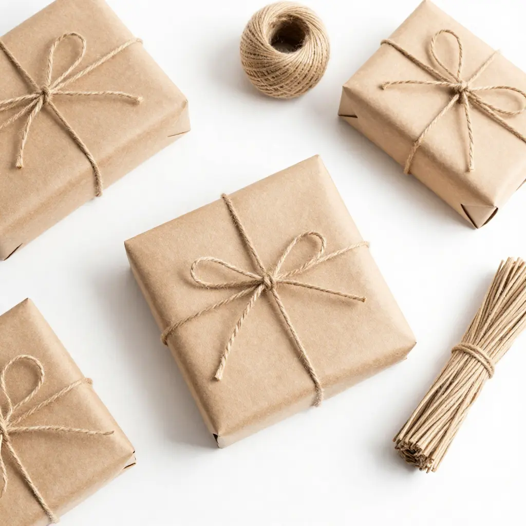 Handmade gift workshop with crafting supplies